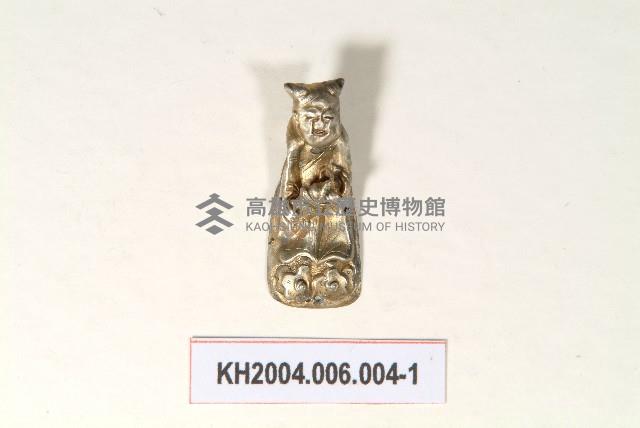 銀鎏金八仙慶壽帽花組藏品圖，第2張