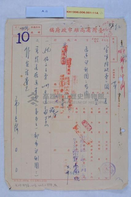 空軍防砲二團索取都市計畫圖藏品圖，第1張