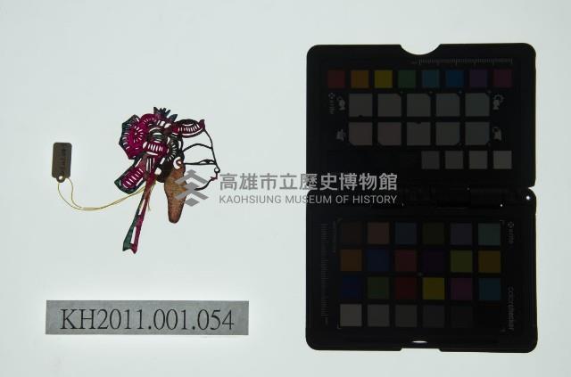 皮影戲偶全身女騎-道姑騎禽鳥藏品圖，第2張