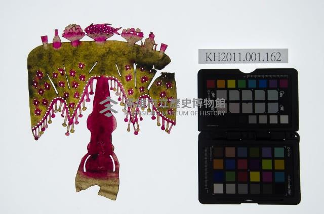 皮影戲道具偶-一桌二椅藏品圖，第2張