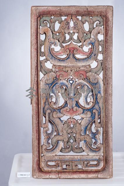 螭虎圍爐透雕花窗（1對）藏品圖，第2張