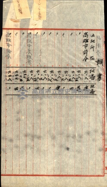 陸軍用地關係綴（評價關係）藏品圖，第137張