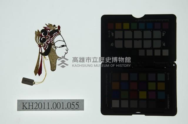 皮影戲偶全身女騎-女將軍騎白馬藏品圖，第2張