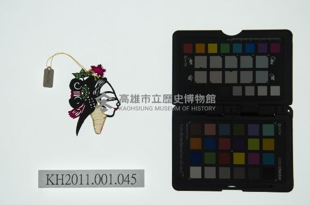 皮影戲偶全身女騎-女將軍騎白馬藏品圖，第2張