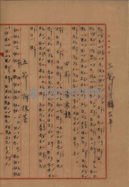 手抄曲譜-3藏品圖，第1張