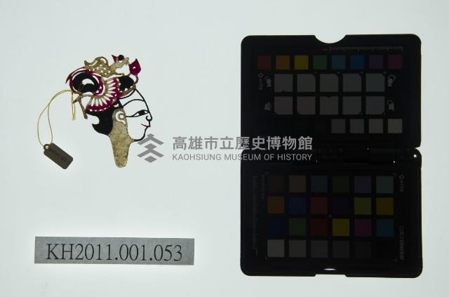 皮影戲偶全身女騎-道姑騎禽鳥藏品圖，第2張