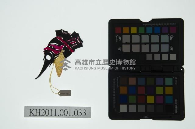 皮影戲偶全身男騎-老武淨騎青獅藏品圖，第2張