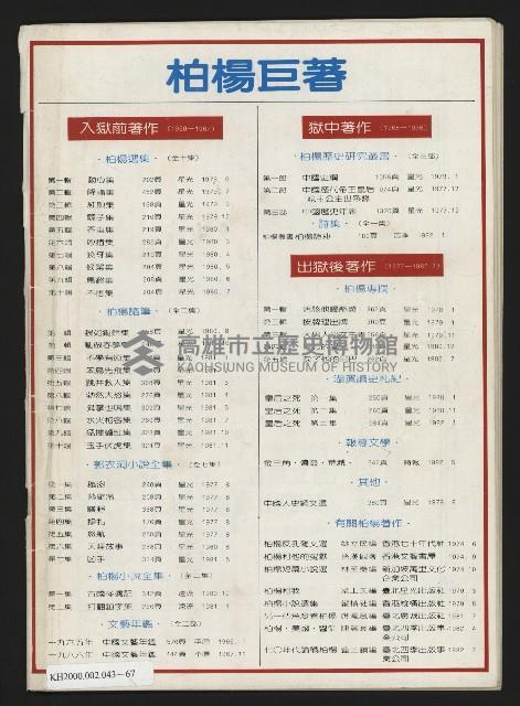 《民主人半月刊NO.1》藏品圖，第31張