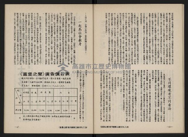 《富堡之聲復刊號NO.3》藏品圖，第25張