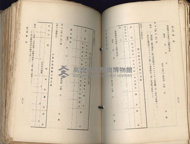 《高雄州市街庄例規輯覽》藏品圖，第295張