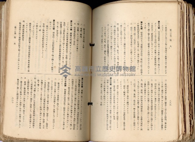 《高雄州市街庄例規輯覽》藏品圖，第495張