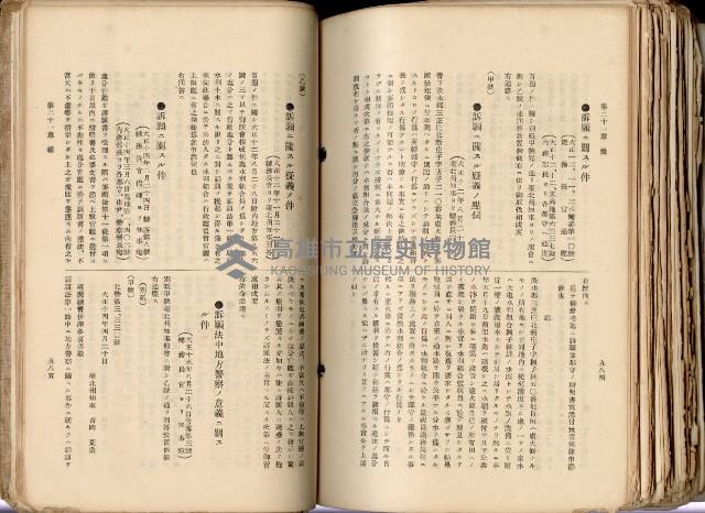 《高雄州市街庄例規輯覽》藏品圖，第545張