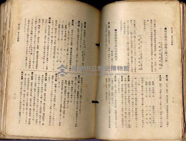 《高雄州市街庄例規輯覽》藏品圖，第145張