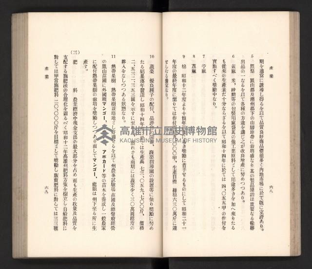 《高雄州要覽》藏品圖，第45張