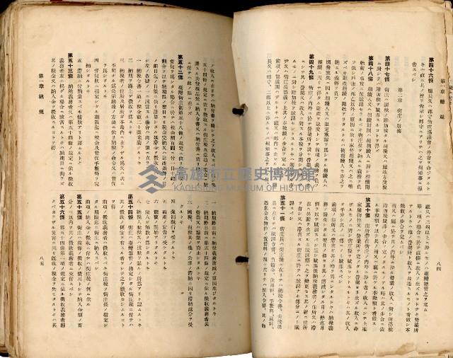 《高雄州市街庄例規輯覽》藏品圖，第75張