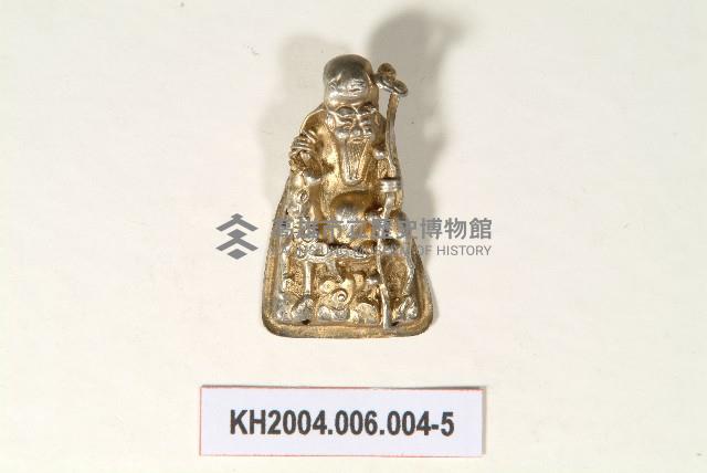 銀鎏金八仙慶壽帽花組藏品圖，第6張