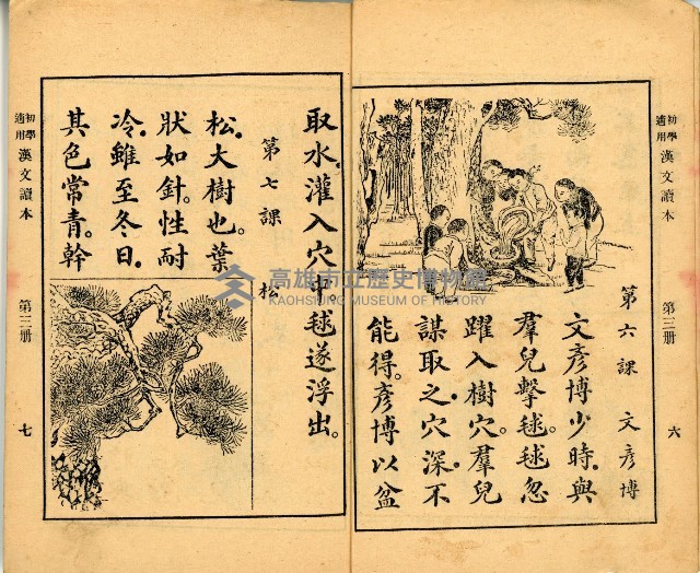 《初學必需 漢文讀本 第三冊》藏品圖，第7張