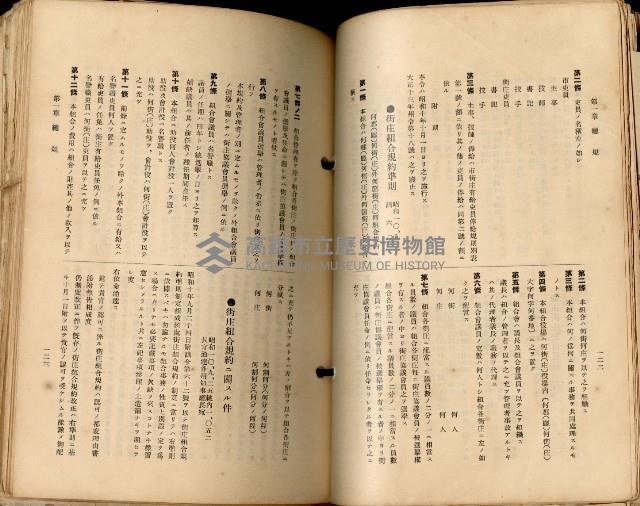 《高雄州市街庄例規輯覽》藏品圖，第94張