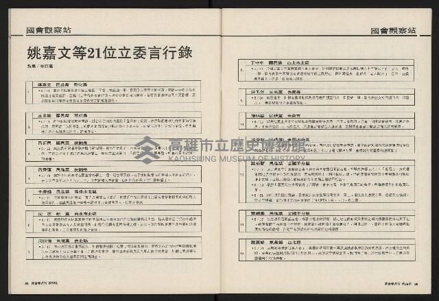 《國會雙週刊NO.56》藏品圖，第44張