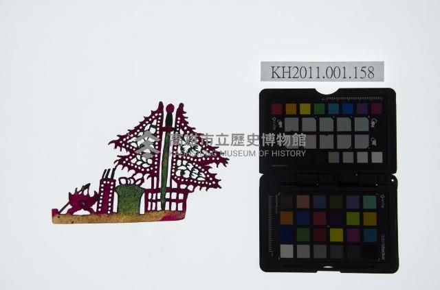 皮影戲道具偶-一桌二椅藏品圖，第5張