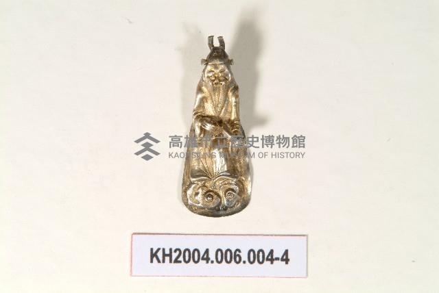 銀鎏金八仙慶壽帽花組藏品圖，第5張