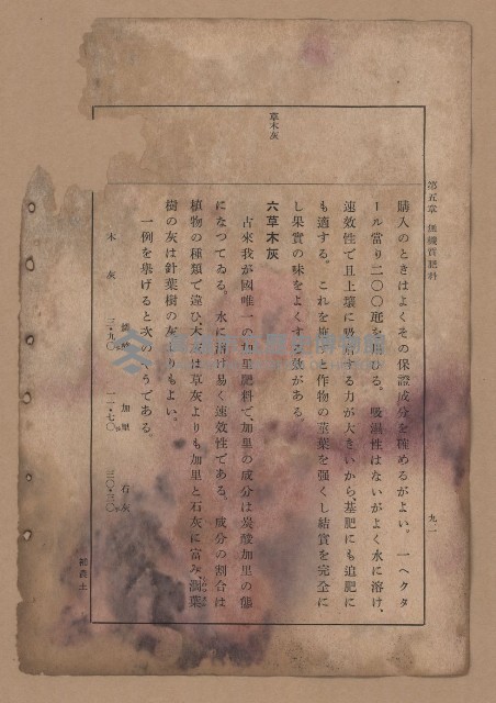 《補習學校農業教科書土壤肥料篇》藏品圖，第99張