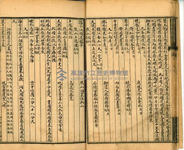 《古今楹聯類纂 第拾壹弍卷》藏品圖，第25張