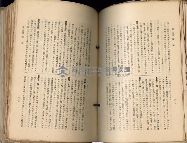 《高雄州市街庄例規輯覽》藏品圖，第363張