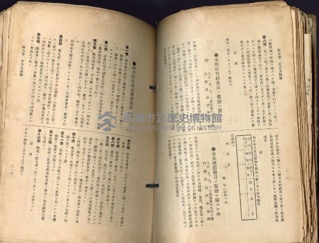 《高雄州市街庄例規輯覽》藏品圖，第143張