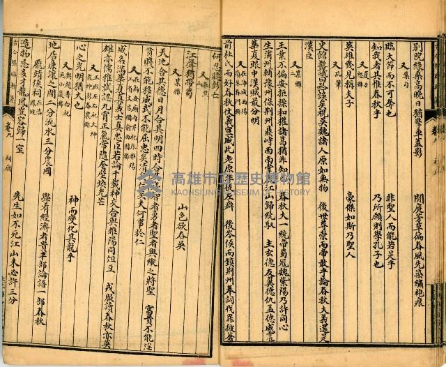 《古今楹聯類纂 第九卷》藏品圖，第15張