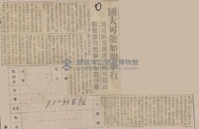 國際國內記事剪報集藏品圖，第45張