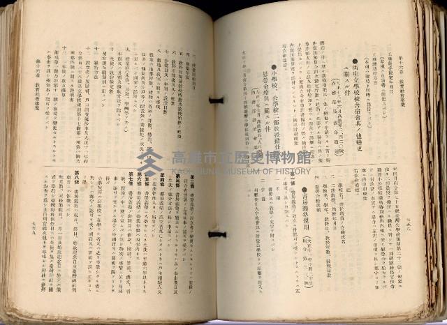 《高雄州市街庄例規輯覽》藏品圖，第427張