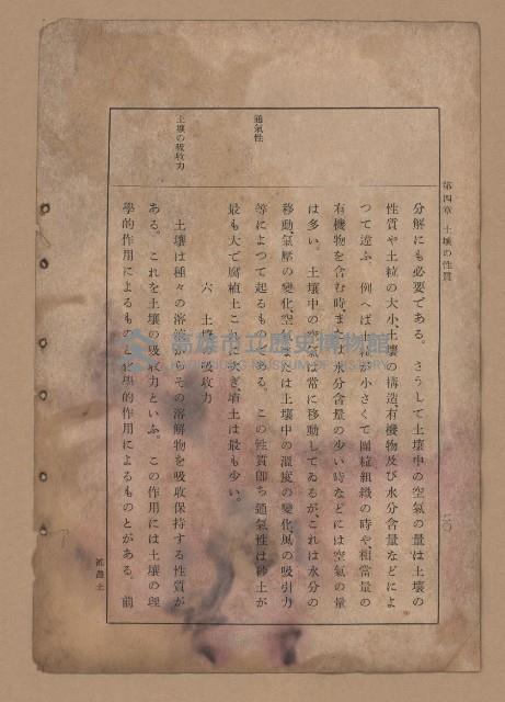 《補習學校農業教科書土壤肥料篇》藏品圖，第27張