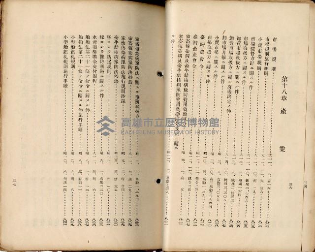 《高雄州市街庄例規輯覽》藏品圖，第27張