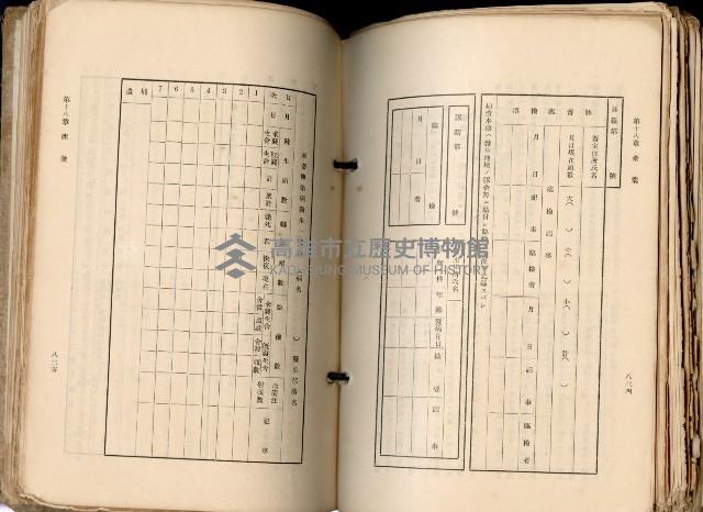 《高雄州市街庄例規輯覽》藏品圖，第467張