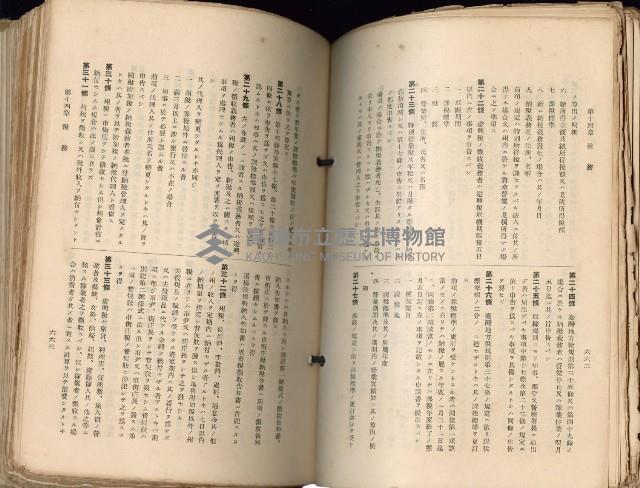 《高雄州市街庄例規輯覽》藏品圖，第377張