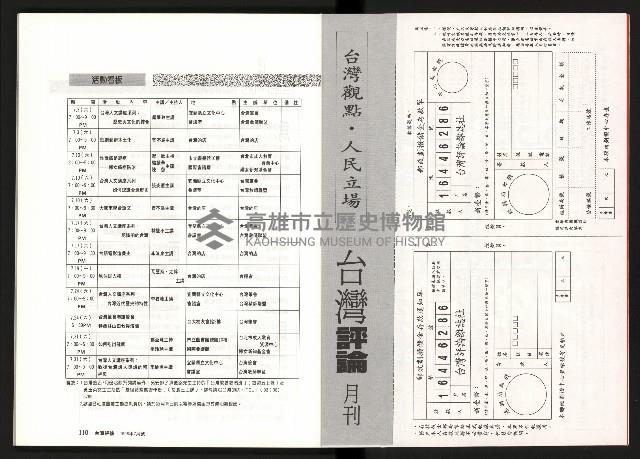 《台灣評論NO.9》藏品圖，第57張