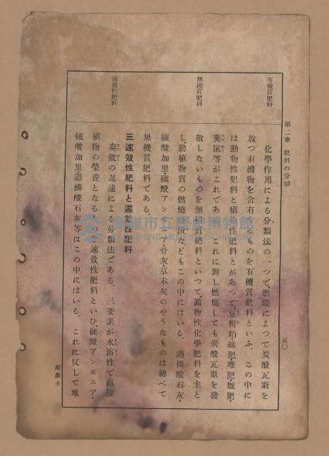 《補習學校農業教科書土壤肥料篇》藏品圖，第57張