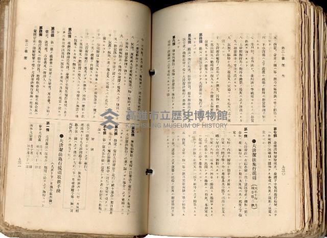 《高雄州市街庄例規輯覽》藏品圖，第517張