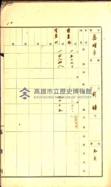 州有墓地臺帳（高雄市）藏品圖，第18張