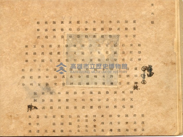 高雄市平和公學校卒業記念帖藏品圖，第7張