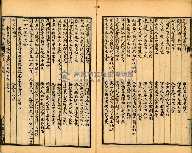 《古今楹聯類纂 第拾壹弍卷》藏品圖，第39張