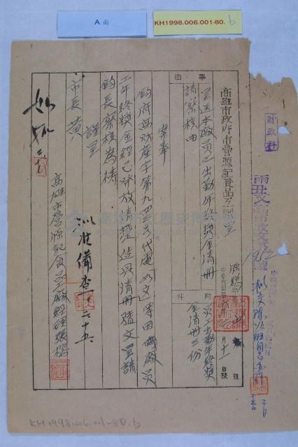 市營各業務機關年終獎金藏品圖，第3張