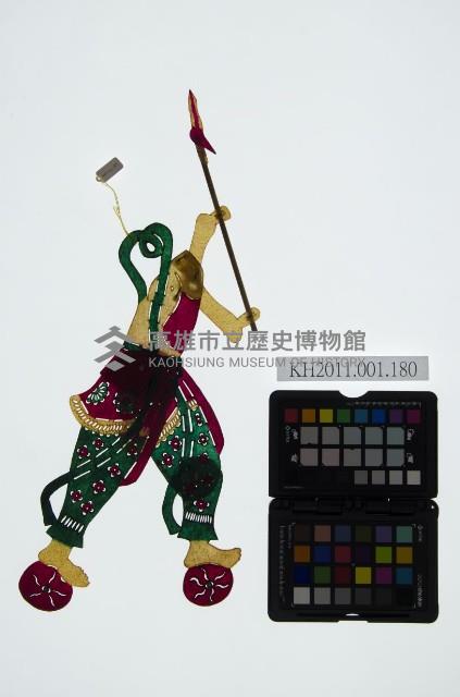 皮影戲全身偶-武淨（偶身）藏品圖，第2張