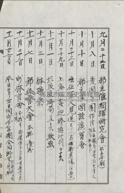 學校沿革誌（美濃吉洋學校）藏品圖，第111張