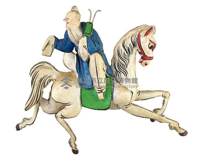 交趾陶八仙騎獸像（-1：張果老、-2：南極仙翁、-3：呂洞賓、-4：韓湘子、-5：劉海、-6：曹國舅、-7：漢鍾離、-8：何仙姑）藏品圖，第1張