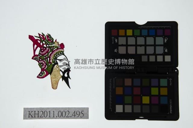 皮影戲偶頭-末藏品圖，第1張