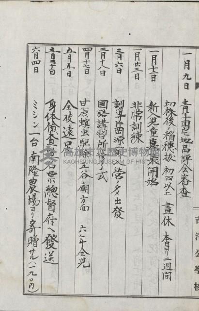 學校沿革誌（美濃吉洋學校）藏品圖，第132張