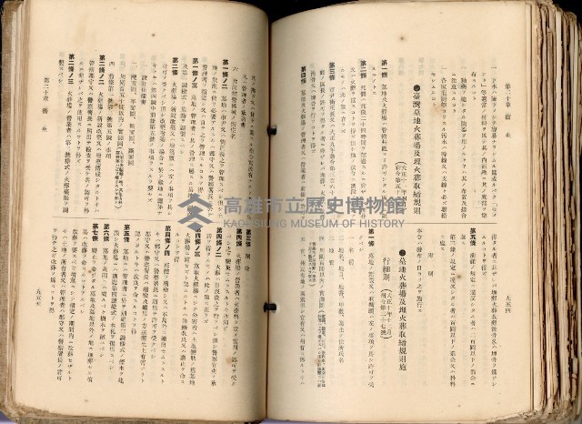 《高雄州市街庄例規輯覽》藏品圖，第529張