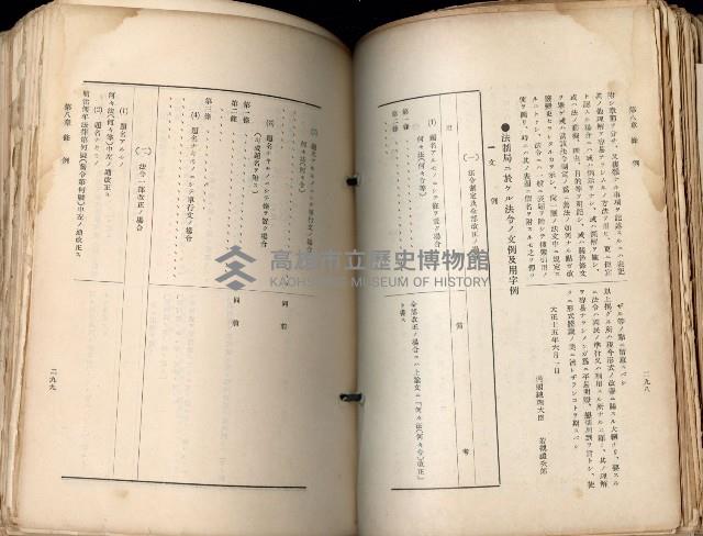 《高雄州市街庄例規輯覽》藏品圖，第189張